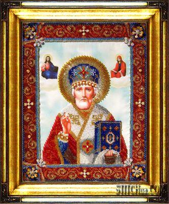 Св. Николай картины бисером